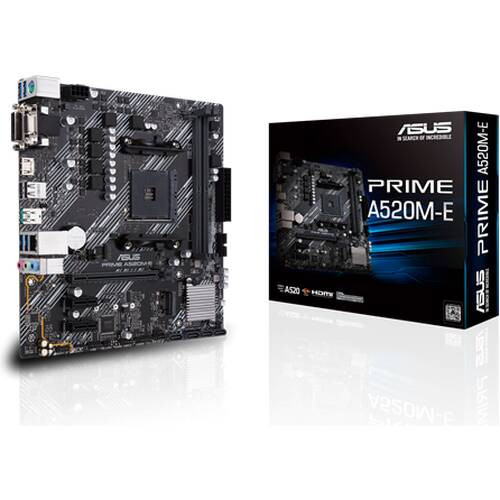ASUS PRIME A520M-E AMD A520 搭載 Socket AM4 対応 Micro-ATX マザーボード:関西・大阪・なんば・日本橋近辺でPCをパーツ買うならツクモ日本橋！