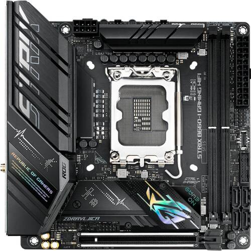 ASUS エイスース ROG STRIX B660-I GAMING WIFI Intel B660搭載 LGA1700対応 Mini-ITXマザーボード:関西・大阪・なんば・日本橋近辺でPCをパーツ買うならツクモ日本橋！