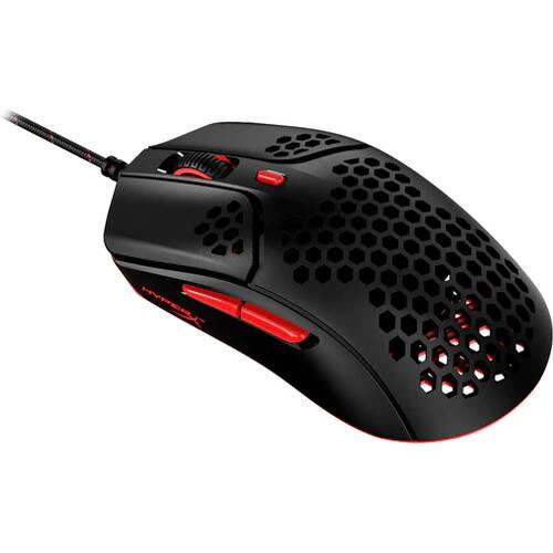HyperX ハイパーエックス Pulsefire Haste Gaming Mouse Black&Red [4P5E3AA] 有線 16000DPI 軽量59g 有線ゲーミングマウス:関西・大阪・なんば・日本橋近辺でPCをパーツ買うならツクモ日本橋！
