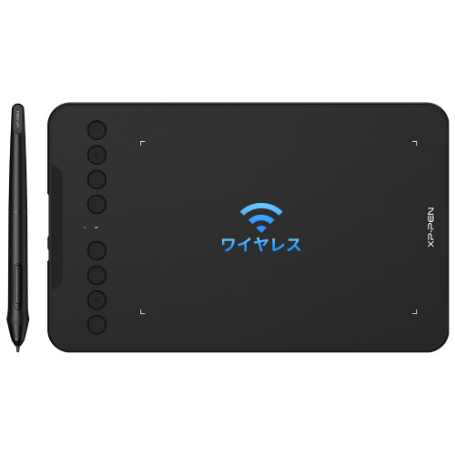 Deco mini7W 2.4GHz ワイヤレス接続　ポータブルサイズ ペンタブレット