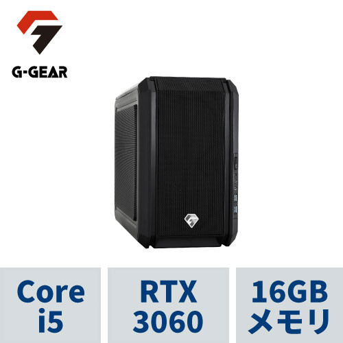 eX.computer イーエックスコンピュータ G-GEARmini ( Corei5-13400F / 16GBメモリ / GeForce RTX3060(12GB) / 1TB SSD(M.2 NVMe) / Windows11 HOME) GI5J-C230BN/CP1 G-GEAR mini 即納モデル コンパクトゲーミングデスクトップPC　GeForce RTX 3060搭載:博多・福岡・九州近辺でPCをパーツ買うならツクモ博多店！