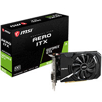 MSI GeForce GTX 1650 AERO ITX 4G OCV1 GeForce GTX 1650搭載 PCI Express x16(3.0)対応 グラフィックボード:関西・大阪・なんば・日本橋近辺でPCをパーツ買うならツクモ日本橋！