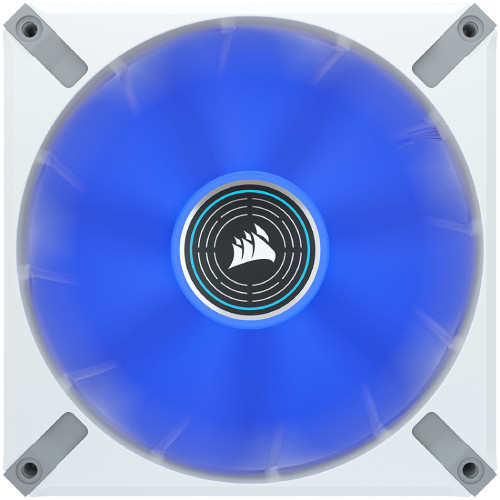 CORSAIR コルセア ML140 LED ELITE BLUE White-Frame　CO-9050131-WW 8つの高輝度LEDを搭載 青単色LED 140mm角 ファン増設用モデル:関西・大阪・なんば・日本橋近辺でPCをパーツ買うならツクモ日本橋！