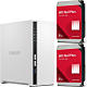 Western Digital WD60EFPX ×2台 + QNAP TS-233 セット
