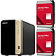 Western Digital WD60EFPX ×2台 + QNAP TS-264-8G セット