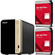 Western Digital WD80EFPX ×2台 + QNAP TS-264-8G セット
