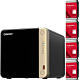 Western Digital WD40EFZZ ×4台 + QNAP TS-464-8G セット