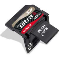 SanDisk SD���꡼������ ultraII SD PLUS USB 512MB SDSDPH-512-903