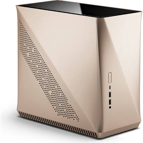 Fractal Design Era ITX Gold - TG　FD-CA-ERA-ITX-CHP アルミニウム外装　Mini-ITXケース　強化ガラスパネル天板:関西・大阪・なんば・日本橋近辺でPCをパーツ買うならツクモ日本橋！