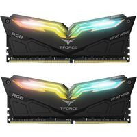 Team T-FORCE NIGHT HAWK RGB　TF1D416G3200HC16CDC01（ブラック） PC4-25600 / DDR4-3200 / 16GB（8GB×2枚）:関西・大阪・なんば・日本橋近辺でPCをパーツ買うならTSUKUMO BTO Lab. ―NAMBA― ツクモなんば店！