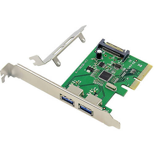 AREA エアリア SD-PE4U31-B(STRAIGHT REPLACE LIMITED) PCI Expressx4接続　USB3.1×2ポート増設 Lowprofile対応:関西・大阪・なんば・日本橋近辺でPCをパーツ買うならツクモ日本橋！