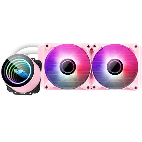 darkFlash Twister DX240 V2 Pink intel LGA1700ソケット対応 240mmAIO水冷クーラー:関西・大阪・なんば・日本橋近辺でPCをパーツ買うならツクモ日本橋！
