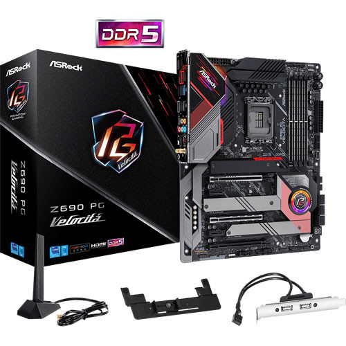 ASRock アスロック Z690  PG VELOCITA Intel Z690搭載 LGA1700対応 ATXマザーボード:関西・大阪・なんば・日本橋近辺でPCをパーツ買うならツクモ日本橋！