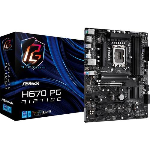 ASRock H670 PG Riptide Intel H670搭載 DDR4対応 ATXマザーボード:関西・大阪・なんば・日本橋近辺でPCをパーツ買うならツクモ日本橋！