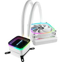 ENERMAX AQUAFUSION　ELC-AQF120-SQA-W アドレッサブル型RGB LED搭載の水冷一体型ユニット FAN　限定ホワイト色:関西・大阪・なんば・日本橋近辺でPCをパーツ買うならTSUKUMO BTO Lab. ―NAMBA― ツクモなんば店！