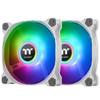 Thermaltake Pure Duo 14 ARGB Sync Radiator Fan White CL-F098-PL14SW-A RGB LED搭載　140㎜ファン 2個セット:関西・大阪・なんば・日本橋近辺でPCをパーツ買うならツクモ日本橋！