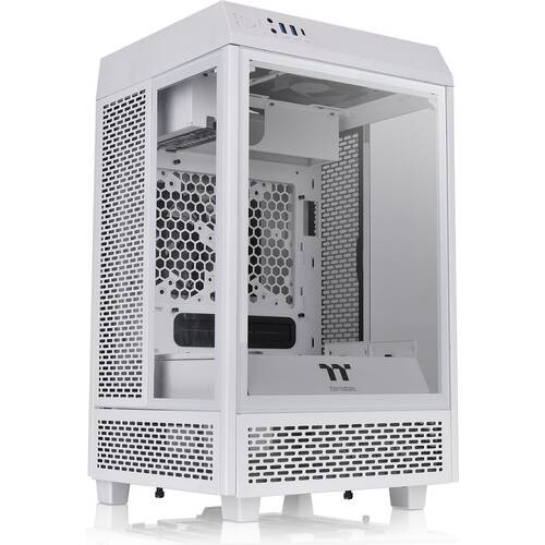 Thermaltake The Tower 100 Snow　CA-1R3-00S6WN-00 3面強化ガラスパネル採用　ショーケース型Mini-ITXケース:関西・大阪・なんば・日本橋近辺でPCをパーツ買うならツクモ日本橋！