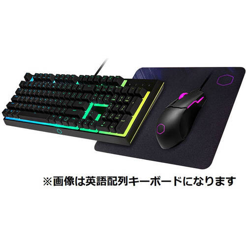 CoolerMaster クーラーマスター Keyboard Combo MS112　MS-110-KKMF2-JP ゲーミングキーボード + マウス + マウスパッド 3点セット:関西・大阪・なんば・日本橋近辺でPCをパーツ買うならツクモ日本橋！