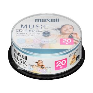 MAXELL 音楽用CDR　CDRA８０PSM．２０SP CDRA80PSM.20SP
