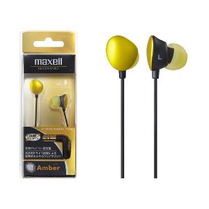 MAXELL カナル型ヘッドホン「ＨＰ－ＣＮ１４」 HP-CN14-YE