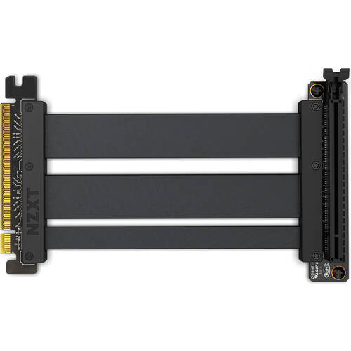NZXT PCIe Riser Cable AB-RC200-B1 PCI-E4.0対応 ライザーケーブル 90°角度モデル:関西・大阪・なんば・日本橋近辺でPCをパーツ買うならツクモ日本橋！