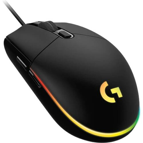 Logicool ロジクール G203-BK LIGHTSYNC Gaming Mouse  軽量85g ブラック 有線  国内正規品 LIGHTSYNC対応LEDゲーミングマウス ブラック:関西・大阪・なんば・日本橋近辺でPCをパーツ買うならツクモ日本橋！