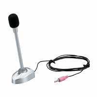 BUFFALO マイクロフォン　小型スタンドタイプ BSHSM01SV ※年に一度の本決算SALE！