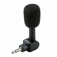 BUFFALO マイクロフォン　小型直付けタイプ BSHSM02BK