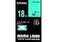 CASIO カシオネームランドテープ XR-18GN