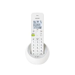 SHARP デジタルコードレス電話機 JD-S08CL-W