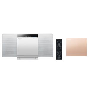 PIONEER スタイリッシュCDミニコンポ X-SMC01BT-W 《送料無料》