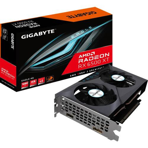 GIGABYTE Radeon RX 6500 XT EAGLE 4G Radeon RX 6500XT搭載 グラフィックボード:関西・大阪・なんば・日本橋近辺でPCをパーツ買うならツクモ日本橋！