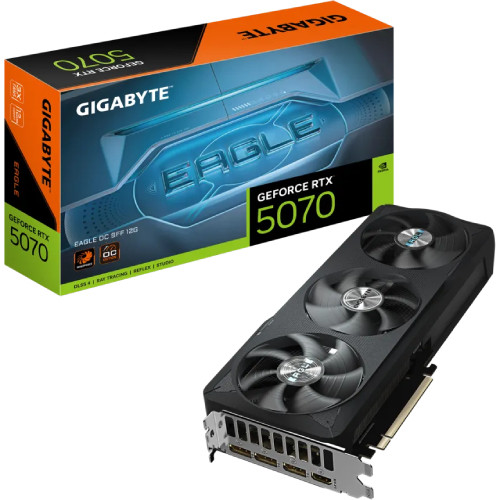 GIGABYTE GeForce RTX 5070 EAGLE OC SFF 12G 2.5スロット占有　GeForce RTX 5070搭載　グラフィックボード:博多・福岡・九州近辺でPCをパーツ買うならツクモ博多店！