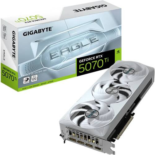 GIGABYTE GV-N507TEAGLEOC ICE-16GD 2.5スロット占有　GeForce RTX 5070Ti搭載　グラフィックボード:博多・福岡・九州近辺でPCをパーツ買うならツクモ博多店！