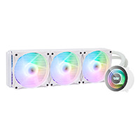 darkFlash TWISTER DX360 WHITE スパイラルライティング搭載 ARGB対応 360mm一体型水冷CPUクーラー　ホワイトモデル:関西・大阪・なんば・日本橋近辺でPCをパーツ買うならツクモ日本橋！