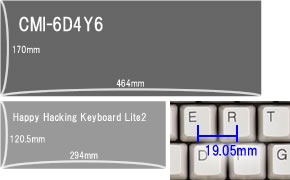 キーピッチはフルサイズのまま、キー数を必要最小限に抑えて小型化