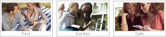 シーンによって楽しみ方が選べる