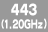 443(1.20GHz)