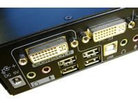 DVI KVMスイッチ　DAKG-14　USBポート