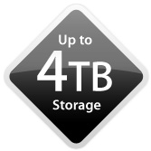 Up to 4TB Storage