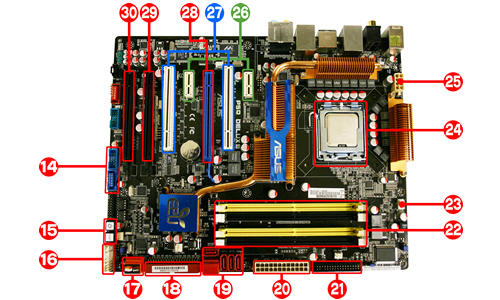 マザーボード 上面