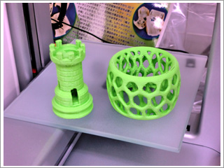 完成した造形物