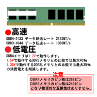 DDR3とDDR4