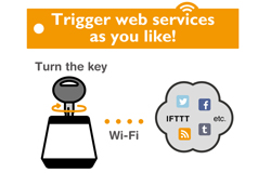 ウェブサービスをコントロールできるキースイッチ「Hackey(ハッキー)」 ウェブサービスを制御