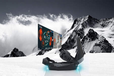 世界初！スマホと連携するスノボ用バインディング「SNOW-1」