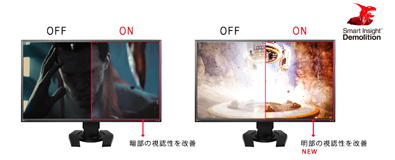 更に進化した、視認性向上技術「Smart Insight」