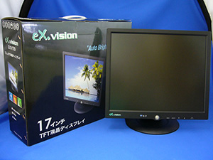 ツクモオリジナル17インチ液晶モニタ、eX.vision EXV179を発売