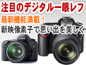 注目のデジタル一眼レフ