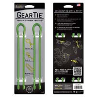 【クリックでお店のこの商品のページへ】Gear Tie 18 Inch Lime GT18-2PK-17