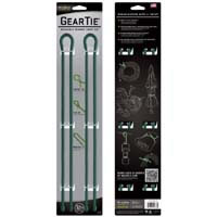 【クリックで詳細表示】Gear Tie 32 Inch Forest Green GT32-2PK-28